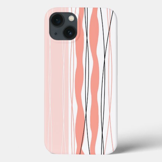 Atlantischer Stripe Pink vertikaler iPad-Fall Case-Mate iPhone Hülle (Rückseite)