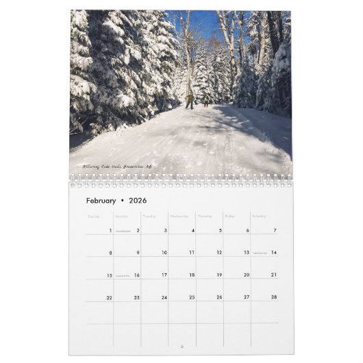 Atlantisches Kanada 2018 Kalender (Feb 2026)