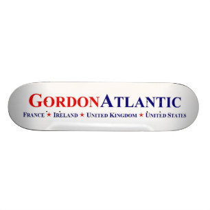 Atlantisches transatlantisches Logo-Skateboard Skateboard