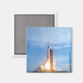 Atlas Agena Zielfahrzeug-Rettungsring für Gemini 1 Magnet (Vorderseite/Rückseite)