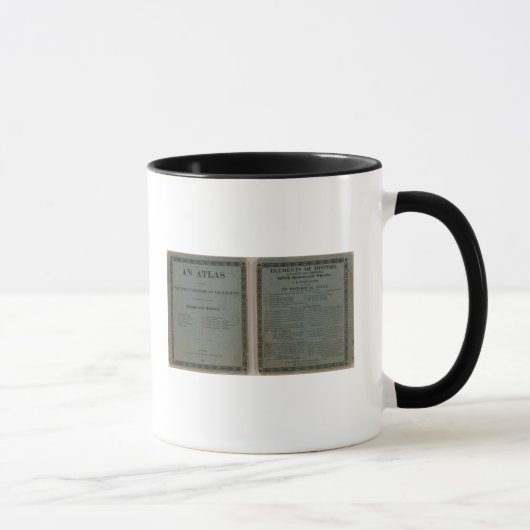 Atlas begleitet Worcester's Epitome Tasse (Rechts)