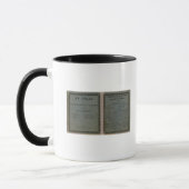 Atlas begleitet Worcester's Epitome Tasse (Links)