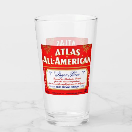 Atlas Brewing Company, Chicago, Illinois Glas (Rückseite)