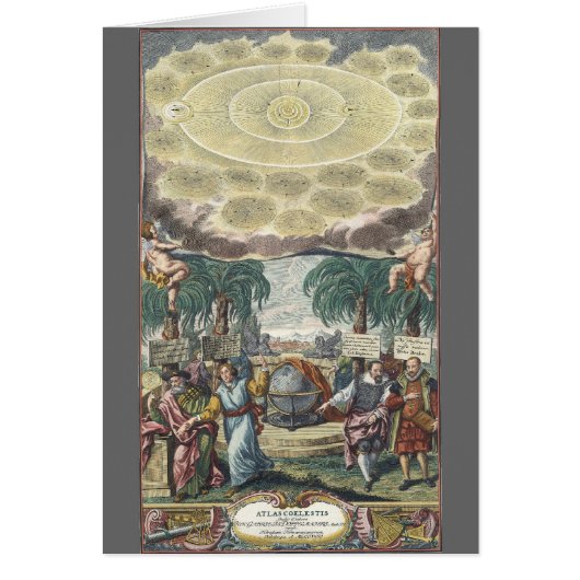 Atlas Coelestis von Doppelmaier, Vintag Astronomie (Vorne)
