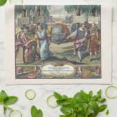 Atlas Coelestis von Doppelmaier, Vintag Astronomie Geschirrtuch (Gefaltet)