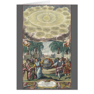 Atlas Coelestis von Doppelmaier, Vintage Astronomi