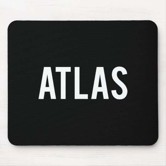 Atlas - Cool New Funny Name Fan Gift Tee  Mousepad (Vorne)