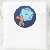 Atlas D20 Aufkleber (Tasche)