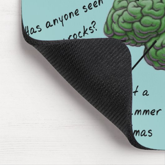 Atlas das Gehirn-lustigen der Geschenke eines Mousepad (Ecke)