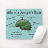 Atlas das Gehirn-lustigen der Geschenke eines Mousepad (Mit Mouse)
