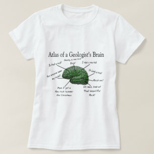 Atlas das Gehirn-lustigen der Geschenke eines T-Shirt