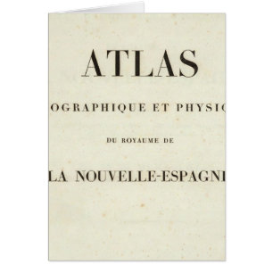 Atlas der geografischen und physischen Hälfte