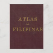Atlas der Philippinen Postkarte (Vorderseite)