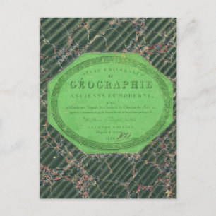 Atlas der Universellen Geografie Postkarte