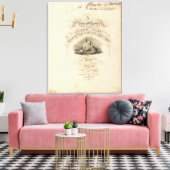 Atlas der Vereinigten Staaten Leinwanddruck (Insitu (Wohnzimmer))