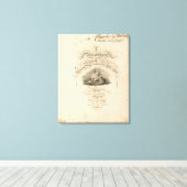 Atlas der Vereinigten Staaten Leinwanddruck (Insitu (Holzboden))