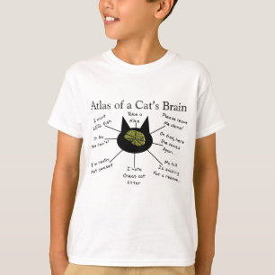 Atlas des Gehirns einer Katze T-Shirt
