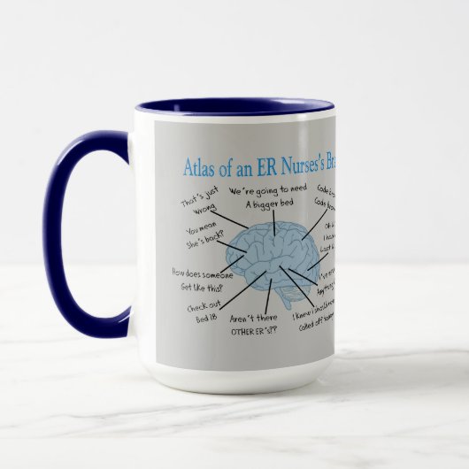 Atlas des Gehirns einer Krankenschwester  Tasse (Links)