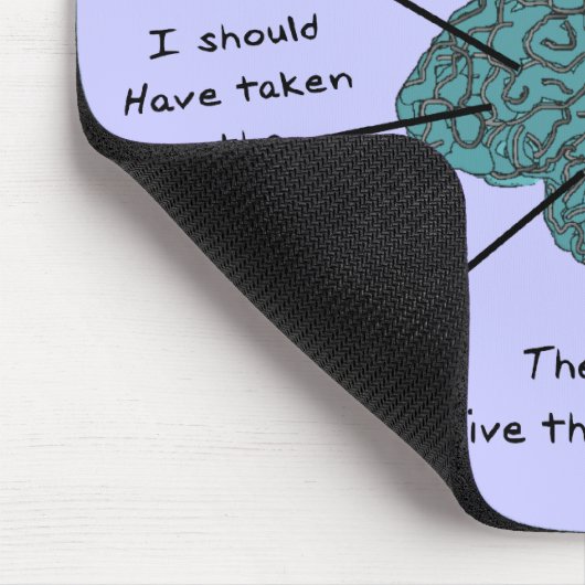 Atlas des Gehirns einer Tierarzt-Technologie Mousepad (Ecke)