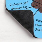 Atlas des Gehirns eines Hundes Mousepad (Ecke)