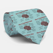 Atlas des Gehirns eines Postangestellters Krawatte (Gerollt)