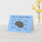 Atlas des Gehirns eines Zahnarztes Karte (Gelbe Blume)