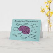 Atlas des Gehirns eines Zahnarztes Karte (Gelbe Blume)