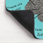 Atlas des Gehirns eines Zahnarztes Mousepad (Ecke)