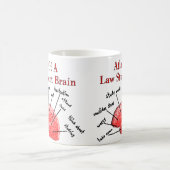 Atlas des Jurastudent-Gehirns Kaffeetasse (Mittel)