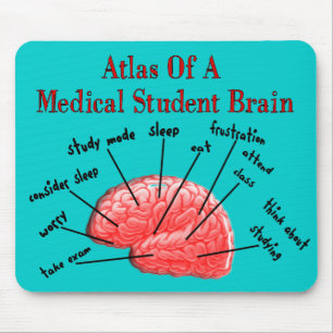 Atlas des Medizinstudent-Gehirns Mousepad