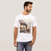Atlas Donkey AREF409 - Watercolor T-Shirt (Vorne ganz)