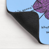 Atlas eines Gehirns des Atmungstherapeuten Mousepad (Ecke)