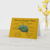 Atlas eines Geologen's Brain Funny Gifts Karte (Gelbe Blume)