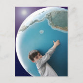 Atlas, es ist Zeit für Ihr Bad Postkarte (Vorderseite)