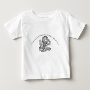 Atlas gezuckt/Schulden-Zitat Baby T-shirt