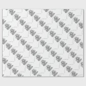 Atlas gezuckt/Schulden-Zitat Geschenkpapier (Flach)