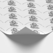 Atlas gezuckt/Schulden-Zitat Geschenkpapier (Ecke)