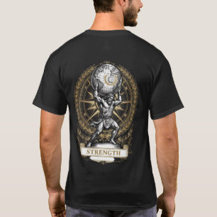 Atlas Griechischer Titan Vintage-Stich T-Shirt