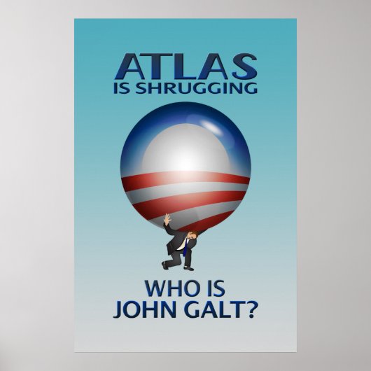 Atlas ist ein schrockiges Poster (Vorne)