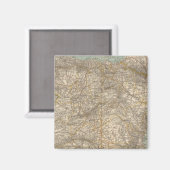 Atlas-Karte für Spanien und Portugal Magnet (Vorderseite/Rückseite)