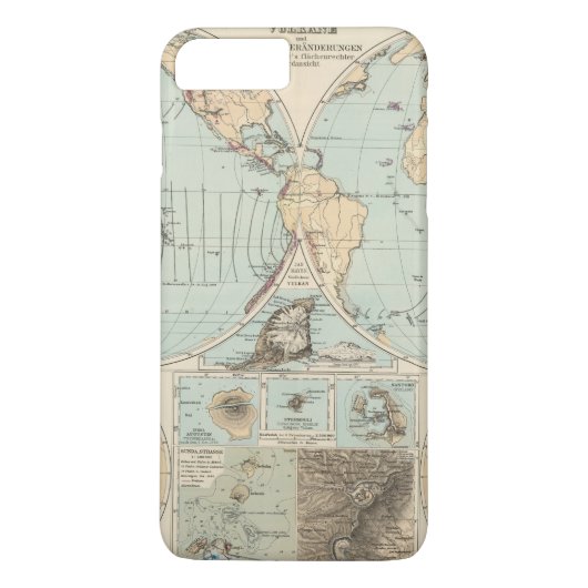 Atlas-Karte Thatigkeit DES Erdinnern Case-Mate iPhone Hülle (Rückseite)