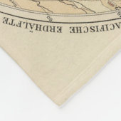 Atlas-Karte Thatigkeit DES Erdinnern Fleecedecke (Ecke)