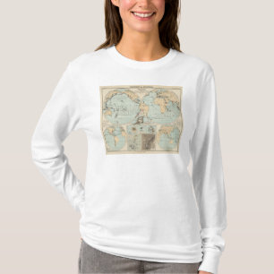 Atlas-Karte Thatigkeit DES Erdinnern T-Shirt