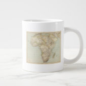 Atlas Karte von Afrika Jumbo-Tasse (Rechts)