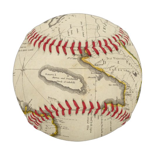 Atlas Karte von Haiti Baseball (Vorderseite)
