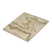 Atlas-Karte von Haiti Fliese (Seite)