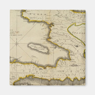 Atlas Karte von Haiti Magnet