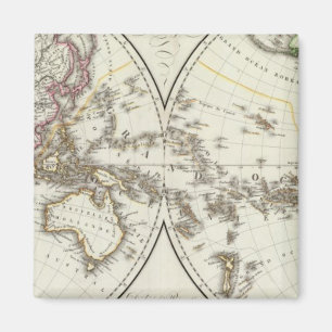 Atlas-Karte von Paris Magnet