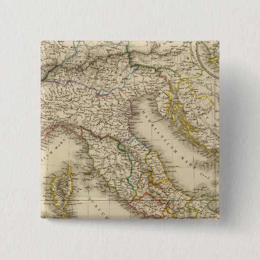 Atlas-Karte von Rom Button (Vorderseite)