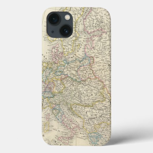 Atlas Map of Europe Case-Mate iPhone Hülle (Rückseite)